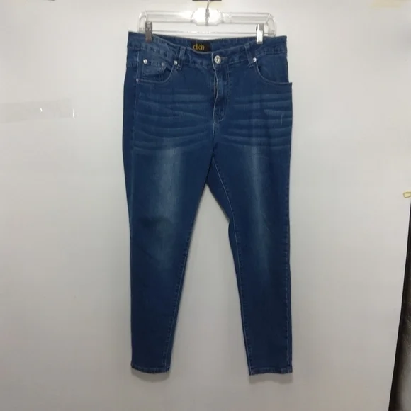 DKIN 10 EMBELLISHED skinny ankle jeans - Picture 1 of 8